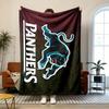 Penrith Panthers  Soft and comfortable flannel Suitable for sofas living rooms outdoor camping travel and also makes a great anniversary gif