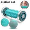 3 Sets Foot Massage Balls Hedgehog Ball and Foot Massage Roller Set for Plantar Fasciitis Pain Relief, Muscle Relaxation, Improve Circulation