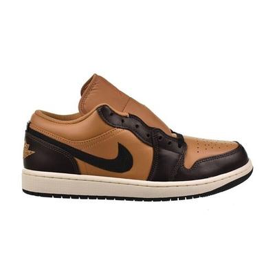 Jordan 1 Sapatos Masculinos Low SE Linho/Preto-Marrom Barroco HQ3603-201