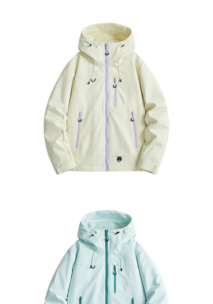 PSALMIST Berg Outdoor Winddichte Kapuzenjacke für Damen & Herren, Stilvoller und Funktionaler Bergsteiger-Mantel (Modell 25602)