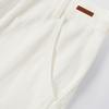 La Chapelle Women's 100% Cotton White Wide-Leg Denim Jeans