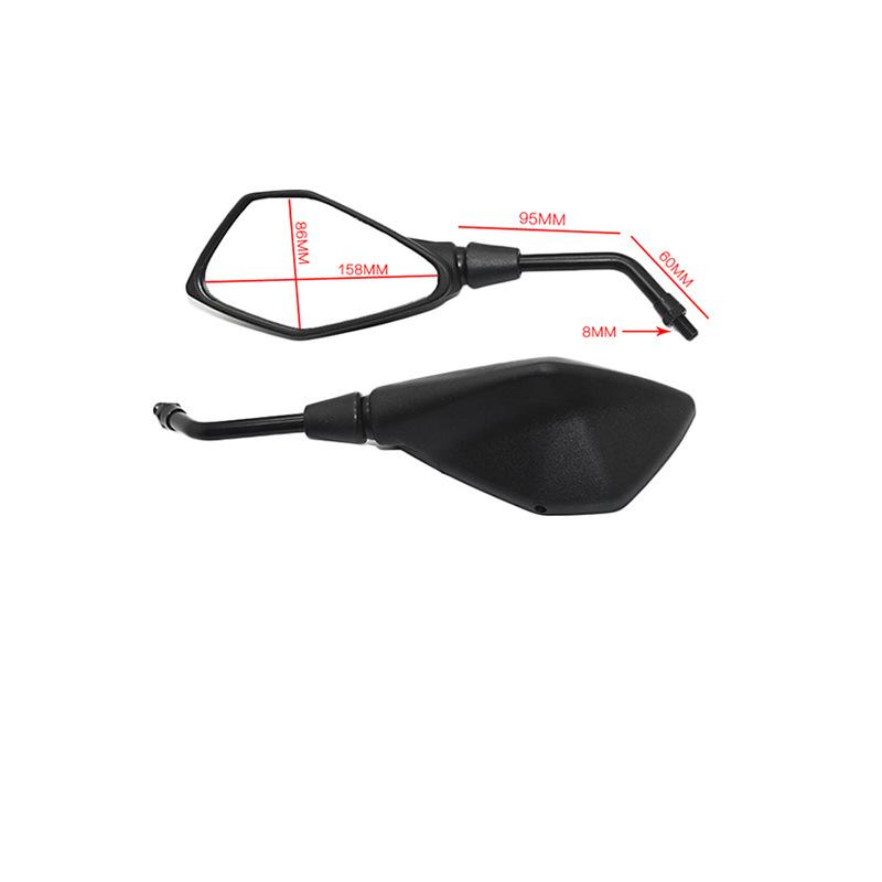 Universal 8mm Dirt Pit Bike Motocross Part ATV Off-road Motorbike Rearview Mirror Motorcycle Accessories Moto Mirrors Screw