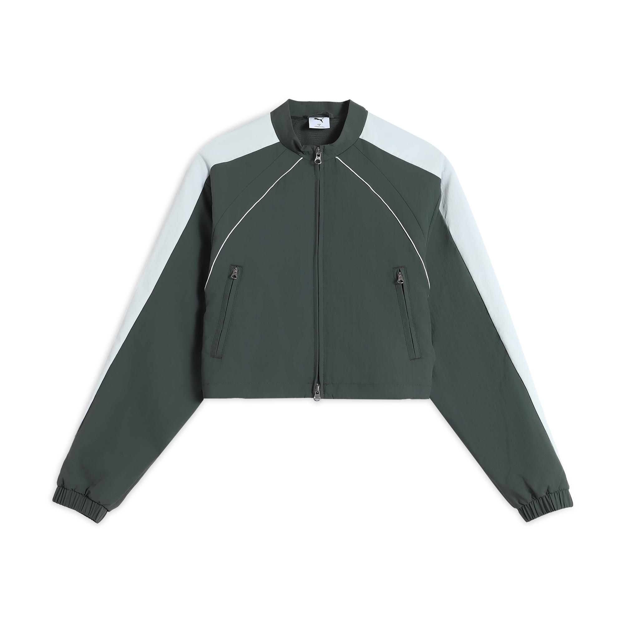 

New PUMA Dare To Woven Jacket Women s Mineral Gray 83 633248-83 XL (170/92A)