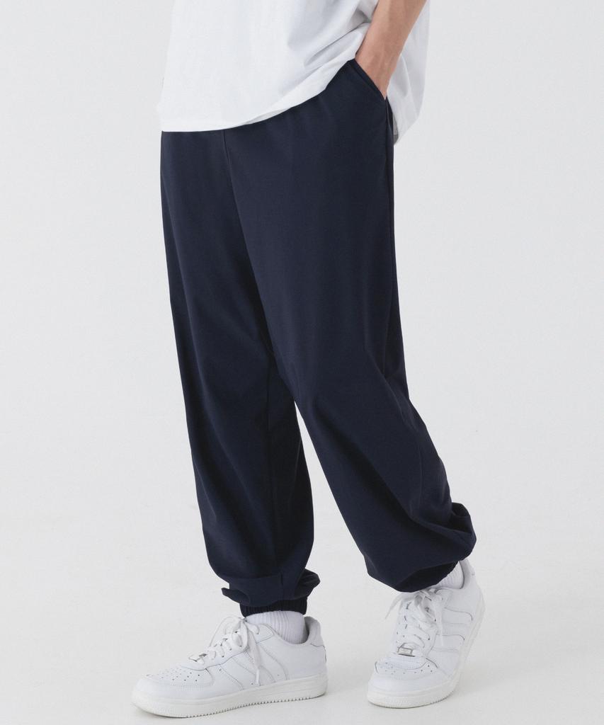 PIANER Cool Stretch Semi-Wide Jogger Pants (Navy)