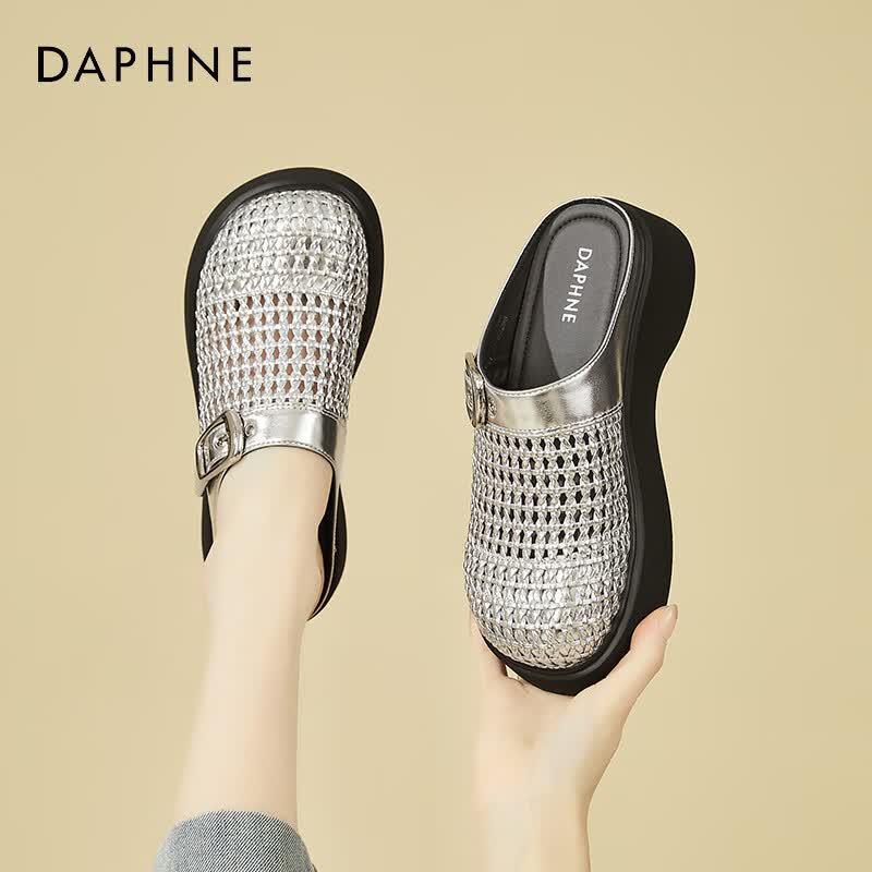 DAPHNE Women s Thick-Soled Hollow Summer Sandals 36