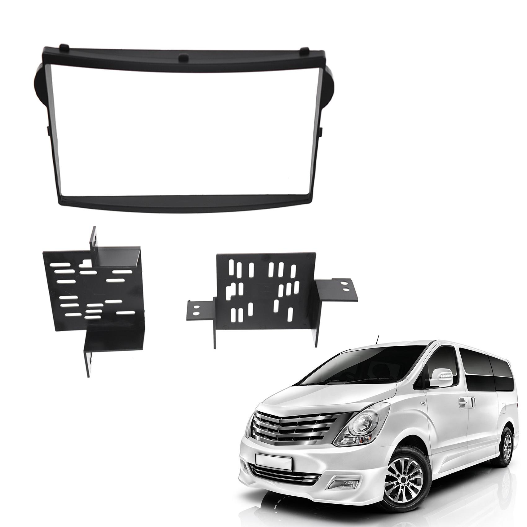 2DIN Панель для автомагнитолы Hyundai Starex/H1, Рамка-переходник для DVD-магнитолы, Установочная рамка, Комплект отделки A NONE