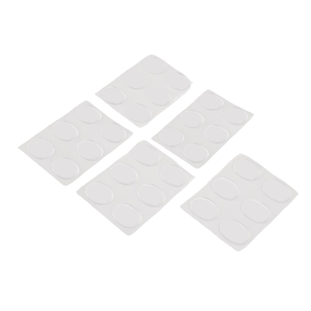 30 Pcs   Gel Pad Self Adhesive Soft Silicone Muffling Gel Pads   Dampeners for   Control