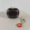 Transparent Red Fruit Airpods Pro 2/1 Earphone Case Tomato Pendant Case Cover for AirPods 1 or 2 3 4 AirPods Pro Pro 2