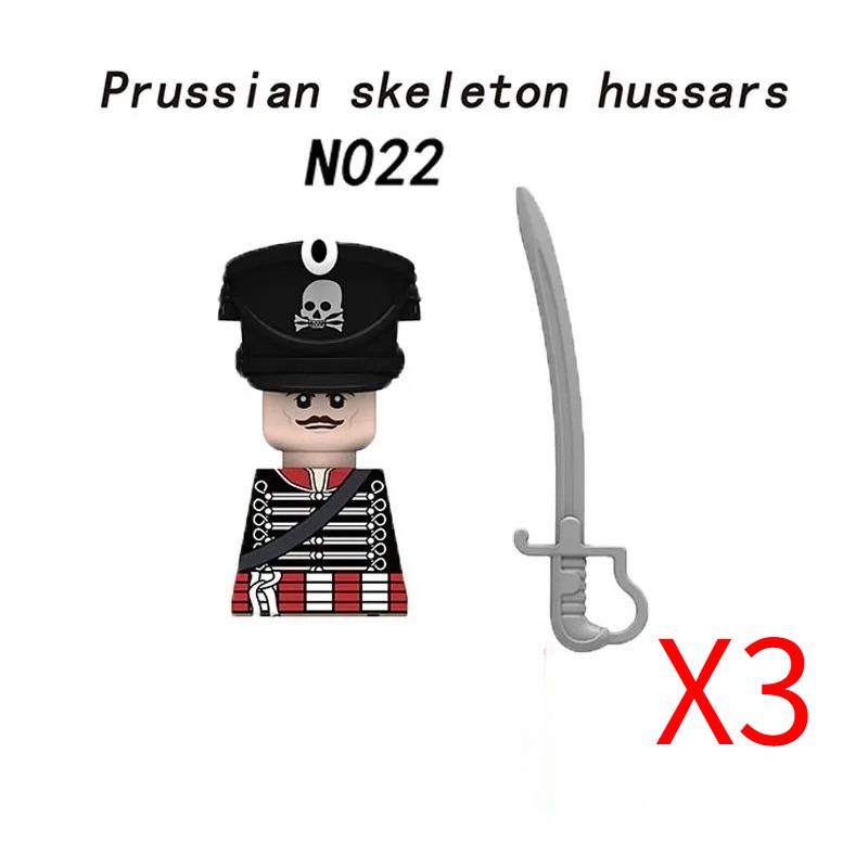 MOC Militar Medieval Guerra Napoleônica Blocos de Construção Exército Britânico Francês Infantaria Cavalaria Figura de Soldado Brinquedo de Peças