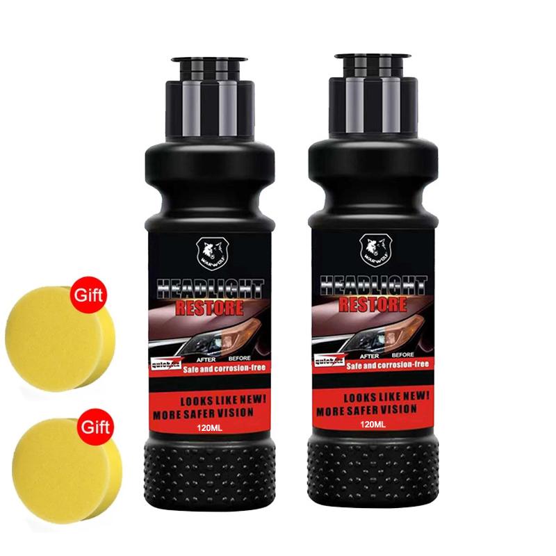 Poliersets zur Restaurierung von Autoscheinwerfern, Scheinwerfer-Kratzer-Entferner, Reparatur-Reinigungspaste, entfernt Oxidation, Scheinwerfer-Polierflüssigkeit