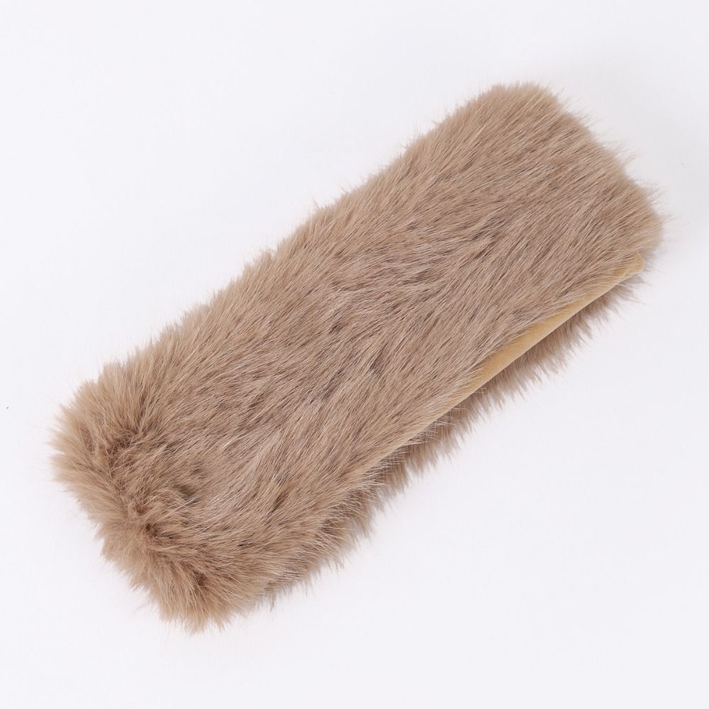 Imitation Fur Artificial Fur Hat Warm Fluffy Hat Winter Elastic Headband Winter Hair Accessories