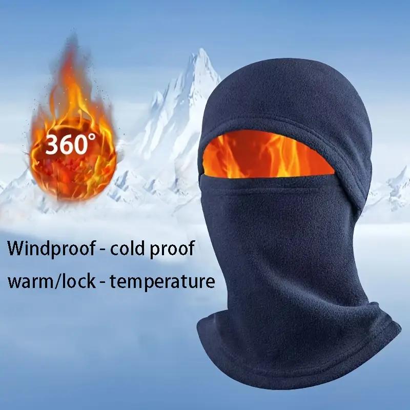 New Cycling Cap Winter Warm Running Scarf Balaclava Fleece Bike Full Face Cover Headwear Climbing Fishing Warm Windproof Hat