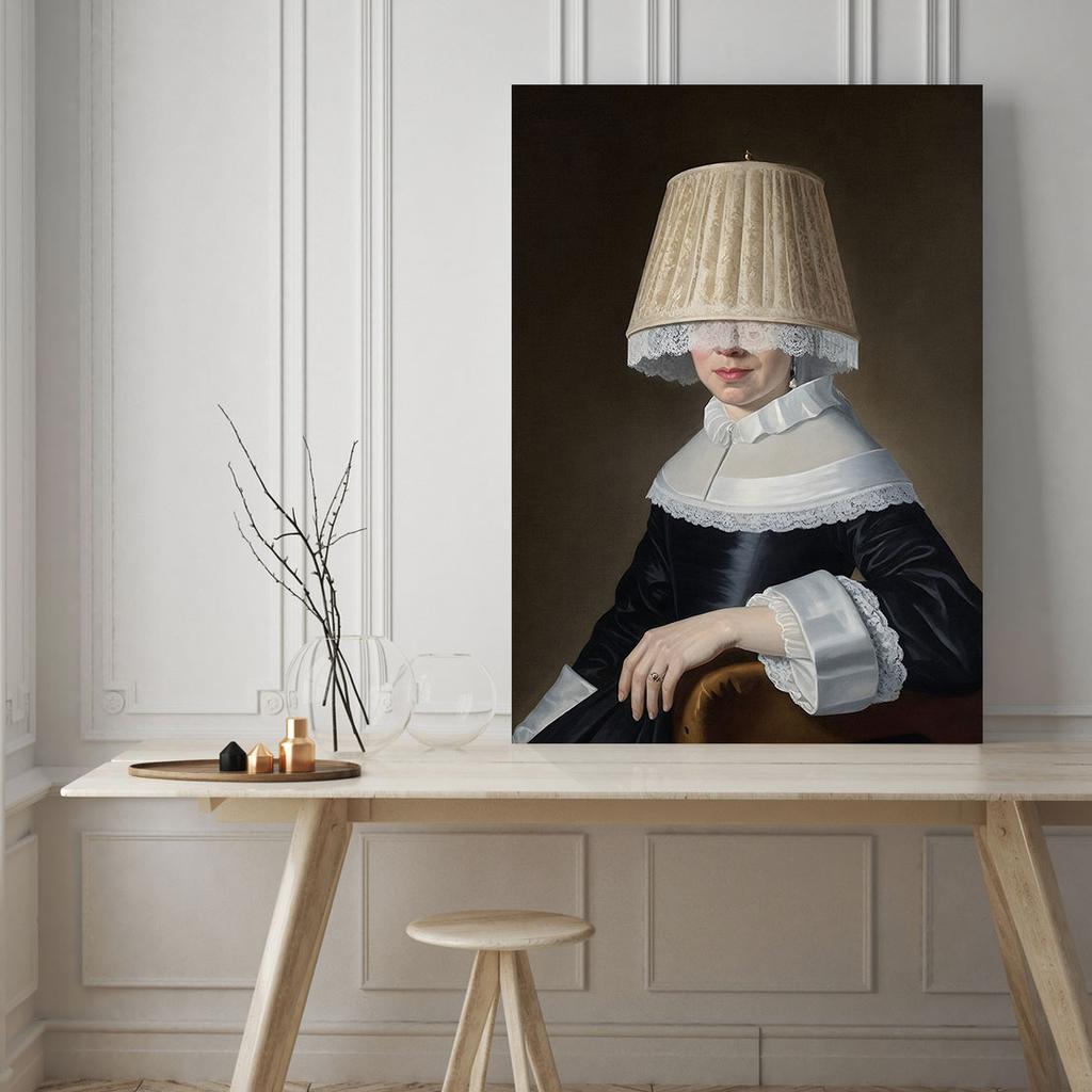 Canvas Print Portrait Lapa Lampshade