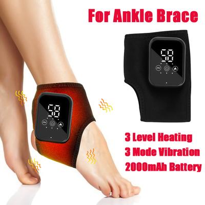 Foot Heat Massager Hot Compresses Vibration Massager Breathable Material USB Foot and Ankle Joint Hot Compress Protection