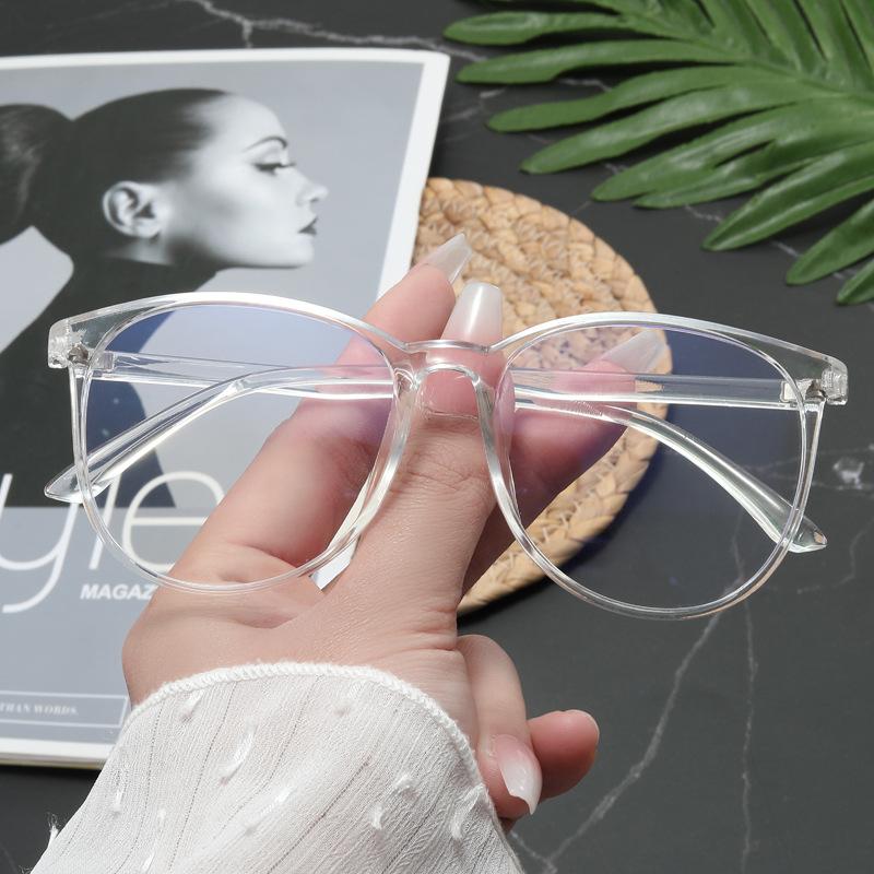 

Ladies Classic Finished Myopia Glasses Men Women New Fashion Blue Light Blocking Eyewear Unisex Luxury Prescription Eyeglasses 0(anti-blue light)