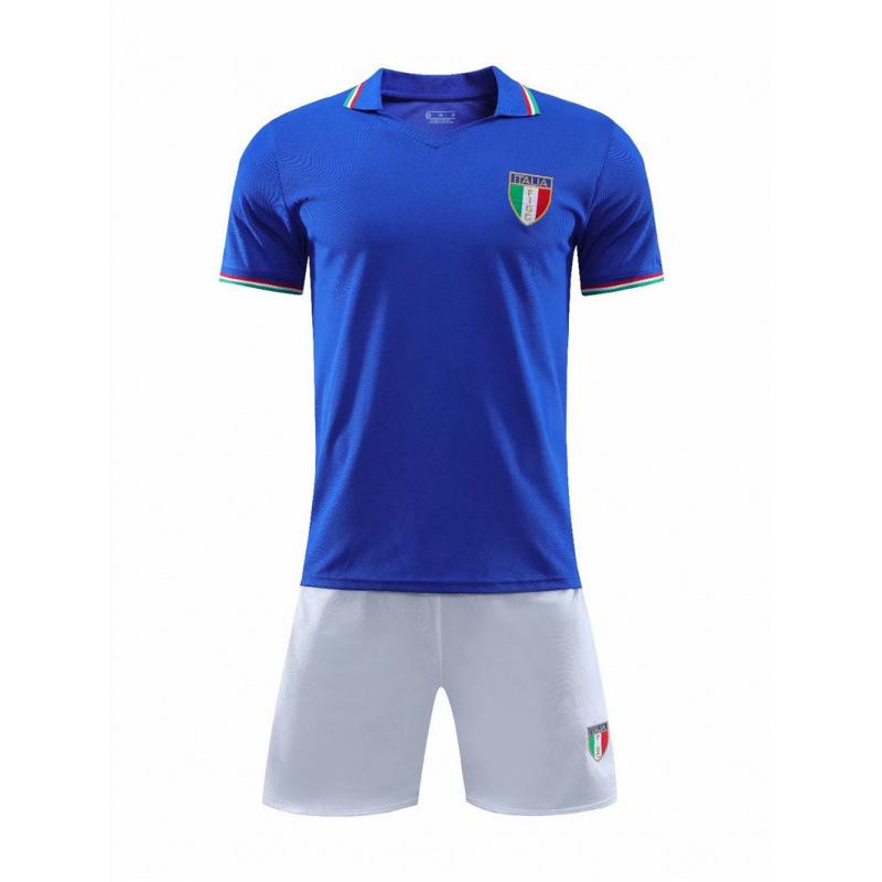 1982 Italy national team jersey set, men s number 10, Baggio World Cup, Germany, Brazil, France retro football XS