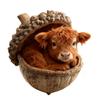 2D Acrylic Highlands Cow Christmas Ornament Christmas Tree Ornament Farm Animal Decors Christmas Tree Hanging Decors