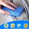 Silicone Sponges Kitchen Scrubber, Sponges for Dishes, Fragrance Free, Odor Free, 10 PCS Non-Scratch Scrub Sponges, Blue
