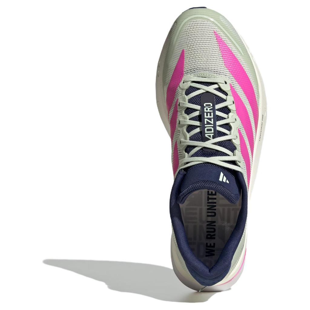 Adidas Adizero Boston 13 Casual Long Distance Running Sprint Running Shoes Men's Green Pink Blue Sneakers HQ4912