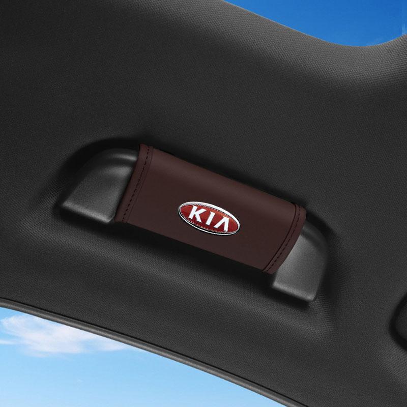 Autoaufkleber Autodachgriffabdeckung Türarmlehne Lederbezug für KIA Ceed Rio Sportage R K2 K3 K4 K5 K6 Soul Opeima Ceed Sorento Cerato