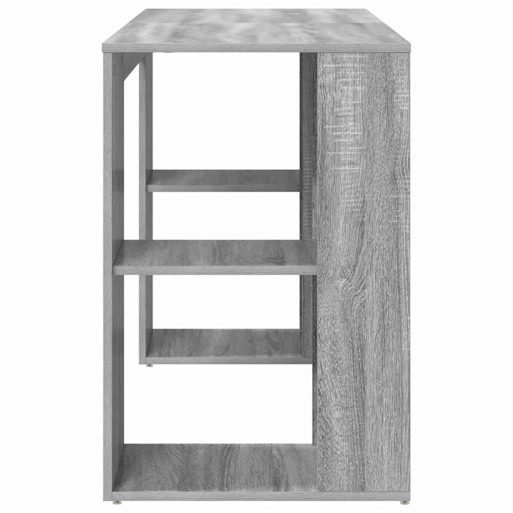 Desk in Grey Sonoma 130 x 50.5 x 75 cm Particleboard