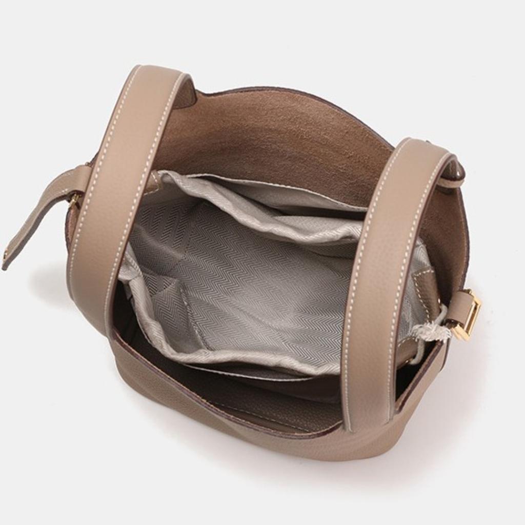 Leder Damenhandtaschen, hochwertige Gemüsekorbtaschen 2025 neue erste Schicht Rindsleder tragbare Beuteltaschen, Pendler Damenhandtaschen mit großem Fassungsvermögen