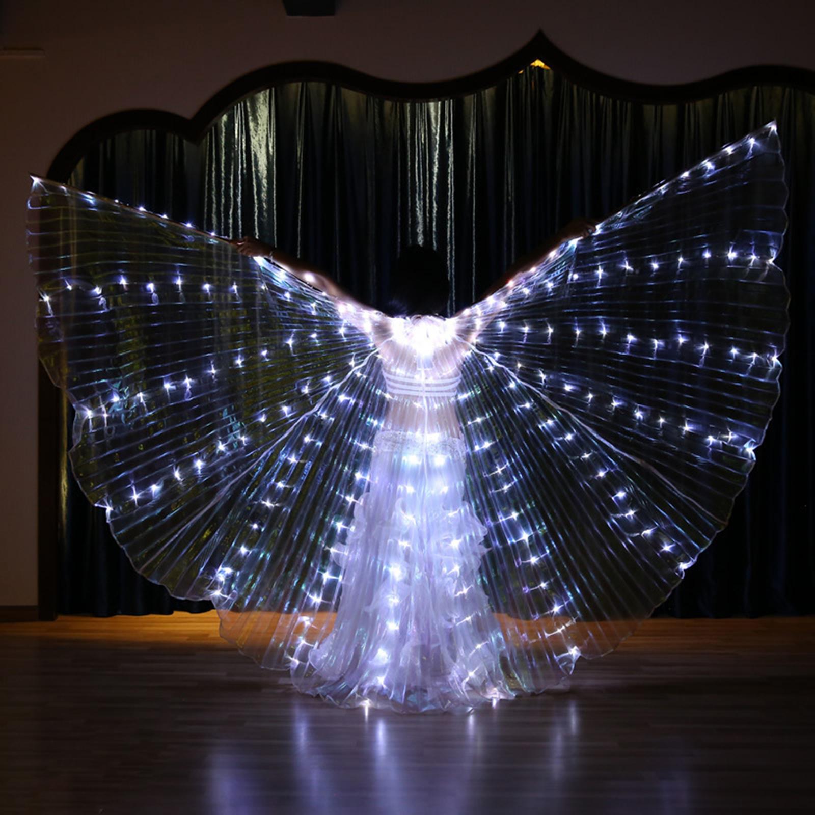 

Led Light Emitting Wings Dance Wings Dancing Light Emitting Props Performance Performance Belly Dance Wings