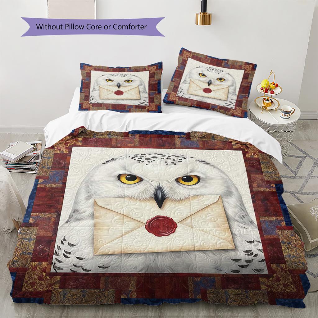 Cartoon Pattern Bedding Quilt Set Quilt Cover Pillowcase Home Decoration Birthday Gift (1 * Duvet Cover + 2 * Pillowcase, Without Core)