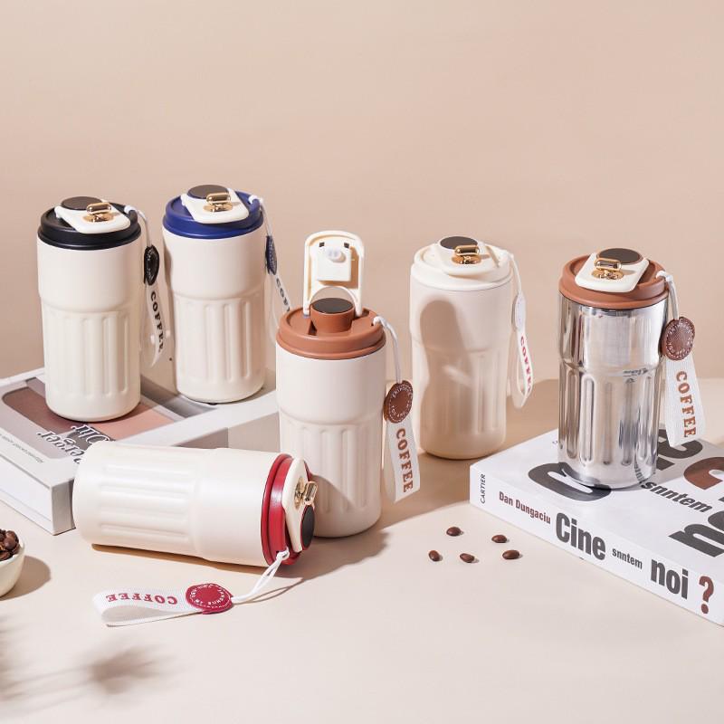 

Женский термоизолированный спортивный термос из нержавеющей стали - Большой объем, Портативная уличная чашка для воды 1000ml