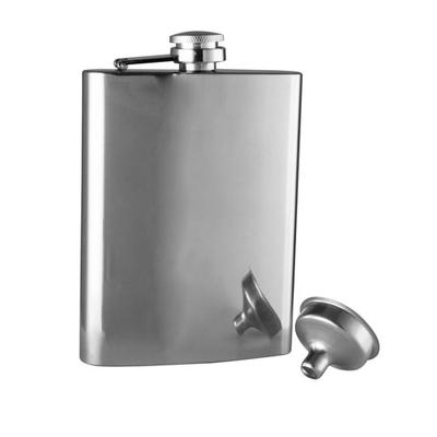 Avanti Hip Flask with Funnel (Polished)