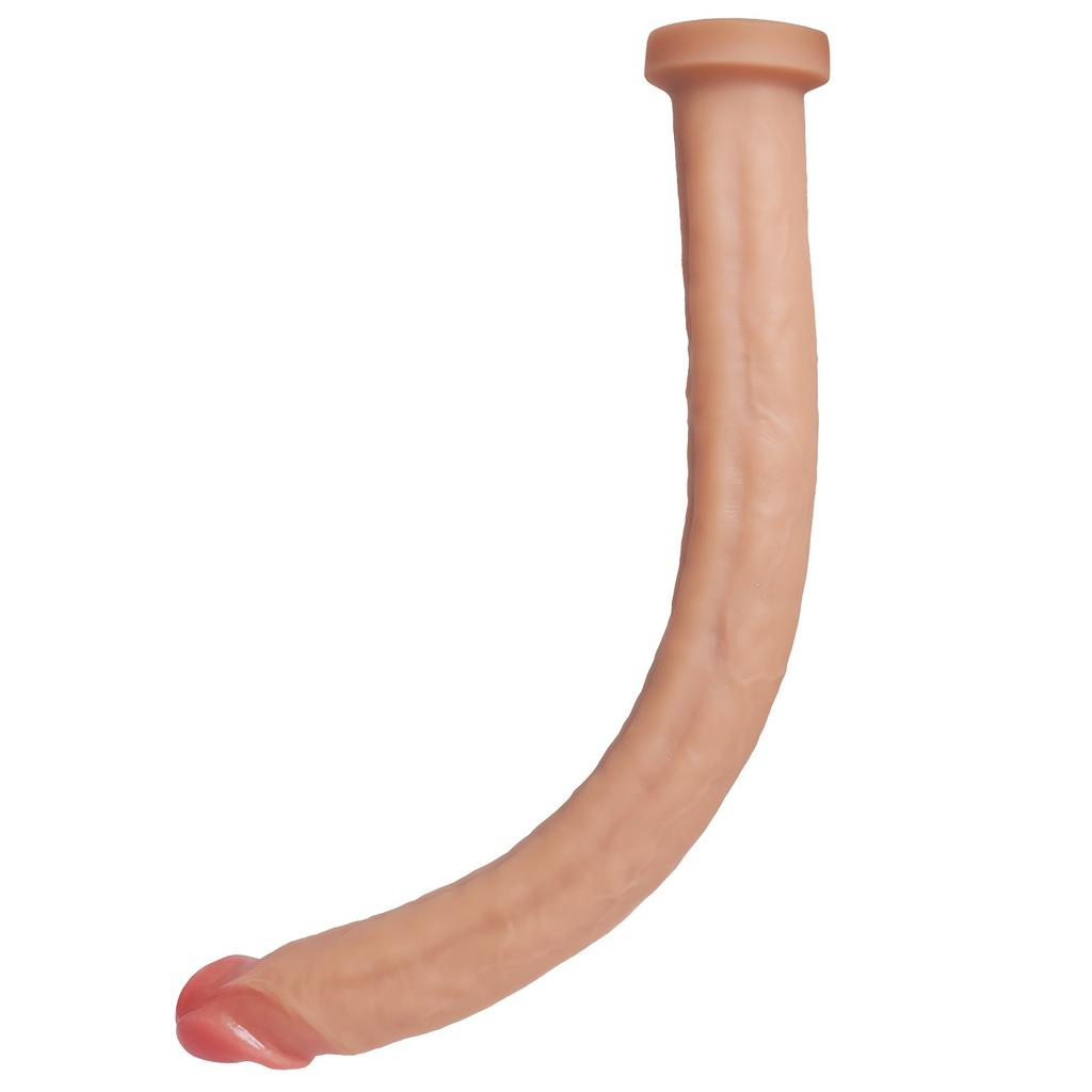 14.95'' Super Long Realistic Silicone Dildo, Huge Soft Lifelike Design with Strong Suction Cup, Flexible Adult Toy, Hands-Free Use, Discreet Packaging