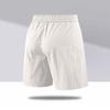 Men Drawstring Waist Shorts With Zipper Pockets Lightweight Breathable Fabric Relaxed Style For Outdoor Use