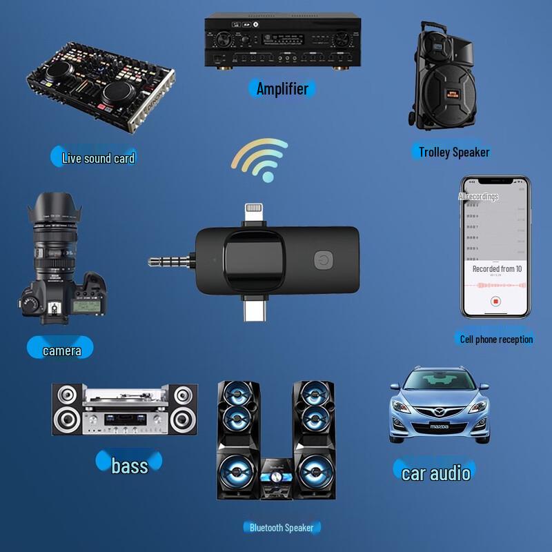Lilang K15 Wireless Lavalier Microphone