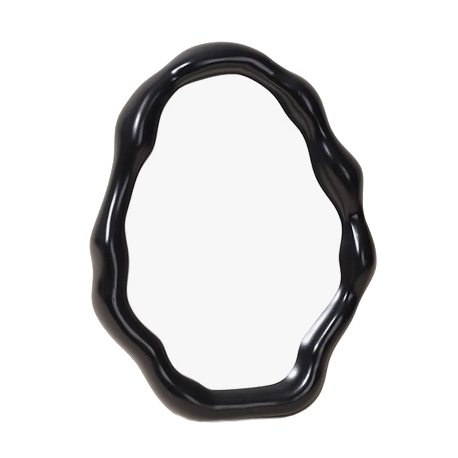 

Зеркало для макияжа в скандинавском стиле, неправильной формы облака, для настольной установки и настенного крепления, для спальни, ванной комнаты или гардеробной T6