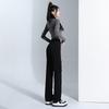 Lazy straight jeans women's 2025 autumn and winter new high-waisted and thin explosive small mopping jeans