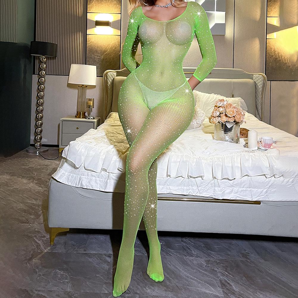 Schrittlose Bodysuits Transparenter Strumpfanzug für Sex Kühner Body Offene BH-Outfits Erotische Kostüme Sexy Netzstrumpf-Dessous