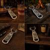 Sturdy Handheld Beer Cap Remover Elk Antler Bottle Opener, Heavy Duty Metal Retro Rustic Home Bar Decor for Bar, Artistic Kitchen Gadgets Vintage