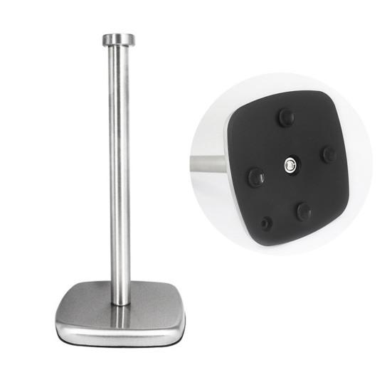 Countertop Paper Towel Holder with Stable Base Polished Surface Rustproof Paper Towel Roll Holder for Bathroom Kitchen