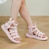 *Summer Fashion Princess Elegant Lightweight Round Head Casual Sandals Hot Selling Soft Bow Comfortable Children's Flat Sandals