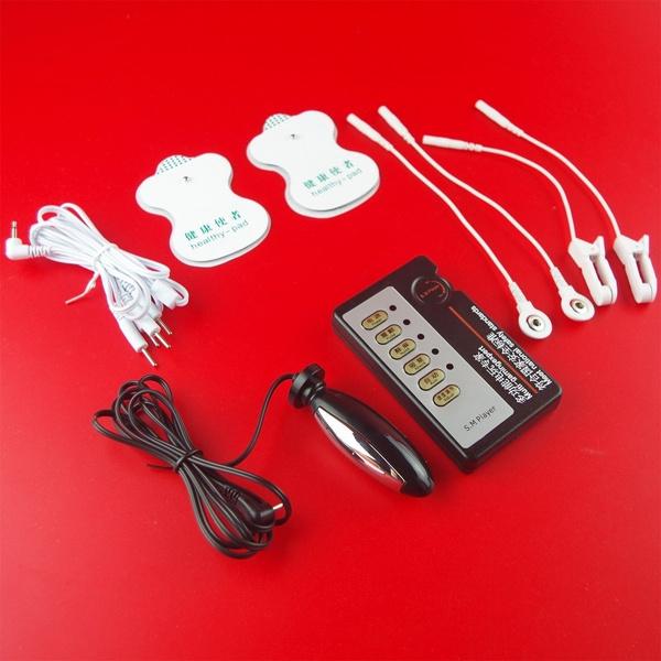 Electric Shock Clips Patch Pads Plug Breast Massage Accessories with Host for Women Men