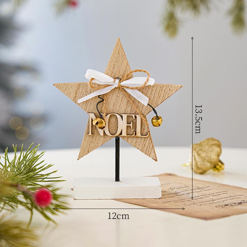 Christmas Ornaments Christmas Tree Bells Tabletop Ornaments Living Room Holiday Dress Christmas Angel Ornaments Scene Arrangement