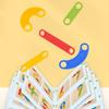 DIY Handmade Toys Matching Column Toys Game Jigsaw Board Construction Puzzle Set  Children's Toys