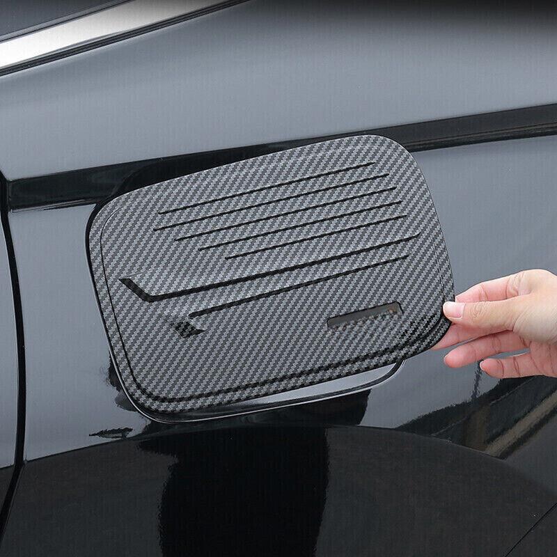 Carbon Fiber Fuel Tank Oil Gas Cap Cover Trim For Honda CR-V CRV 2023 2024 2025