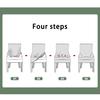 1Pc Polar Fleece Armchair Cover Adjustable Jacquard Bar Arm Chair Slipcover Solid Elastic Single Chair Cover For Study Kitchen