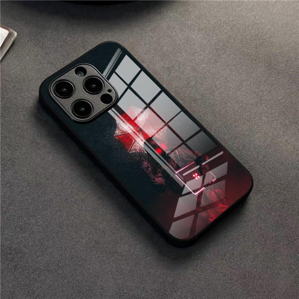 Umbrella Corporation Phone Case For 17 Pro Max IPhone 16 Pro 14 12 11 13 Mini X XR XS 15 Plus SE Glass Cover