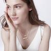 Xiaomi Vnox Free Engraving Personalized Bar Necklaces for Women Stainless Steel Horizontal ID Girl Choker Special Custom Birthday Gift