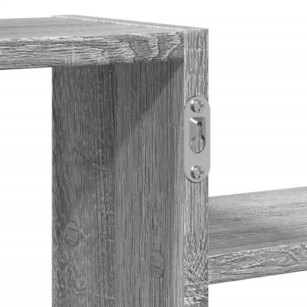 Wall Shelf Gray Sonoma 104 x 15 x 49 cm Particleboard
