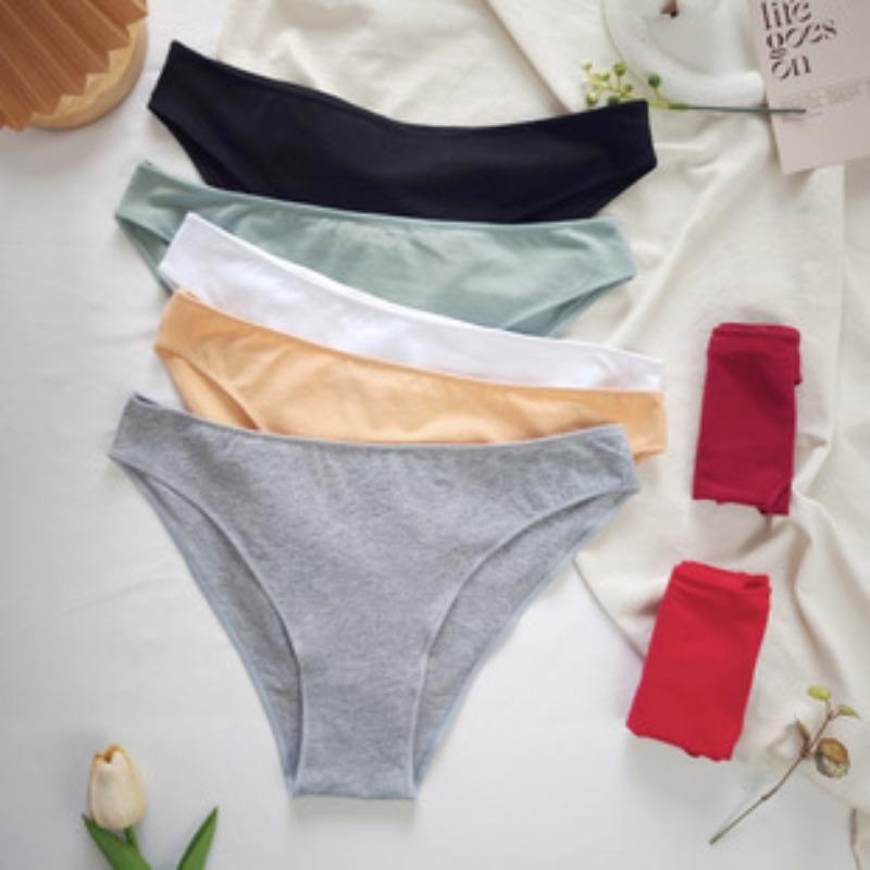 Women S Low Rise Cotton Briefs Semi Backless Breathable Underwear