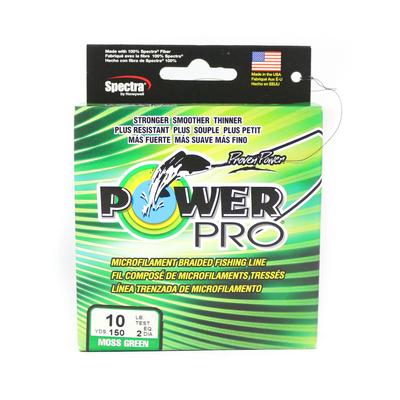 POWER PRO Pletená Spectra šňůra 10lb / 150yds Zelená (1092)