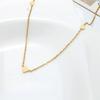 Simple And Versatile Small Love Sweet And Cool Necklace Plated High-End Collarbone Chain Cute Jewelry Woman Premium